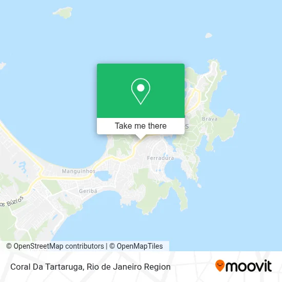 Coral Da Tartaruga map