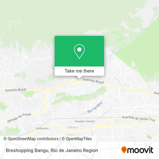 Breshopping Bangu map