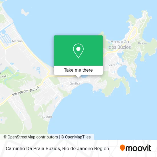 Caminho Da Praia Búzios map