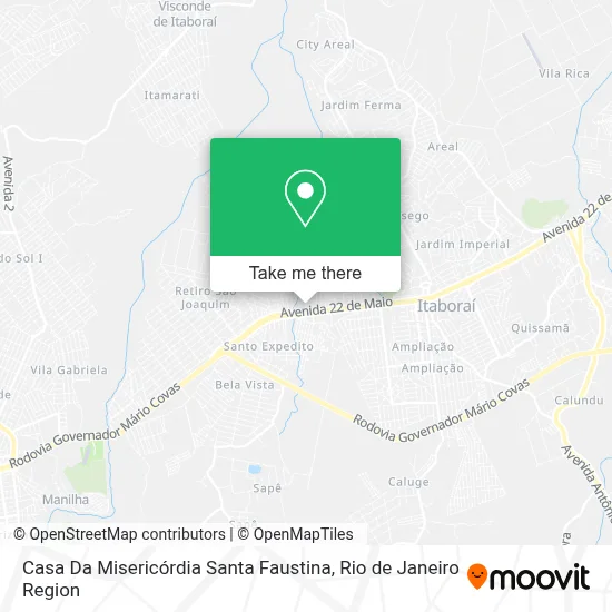 Casa Da Misericórdia Santa Faustina map