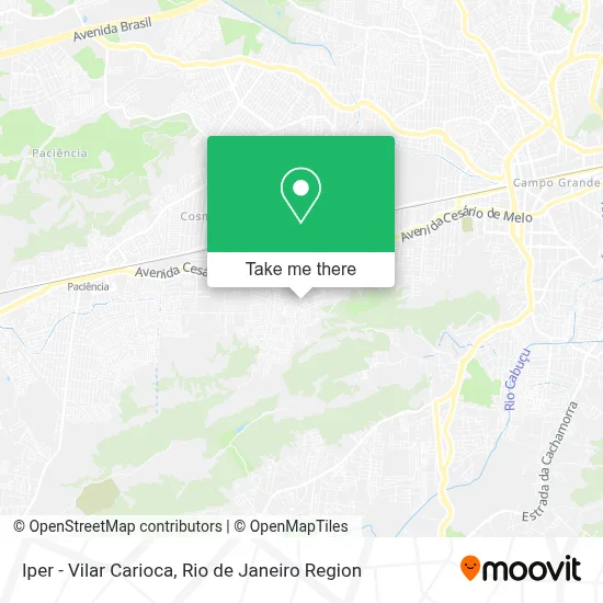 Iper - Vilar Carioca map