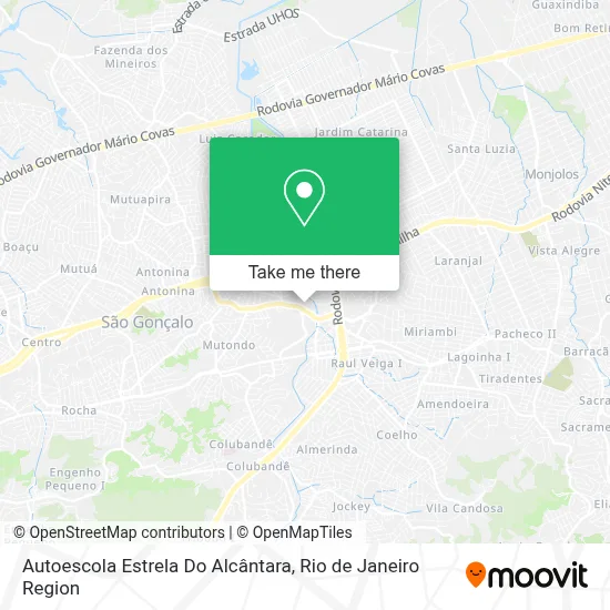 Autoescola Estrela Do Alcântara map