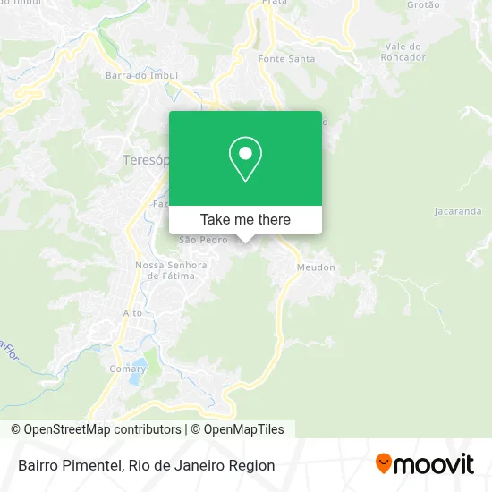 Bairro Pimentel map