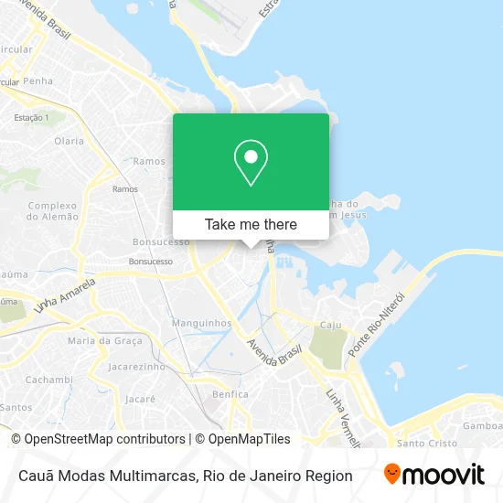 Cauã Modas Multimarcas map