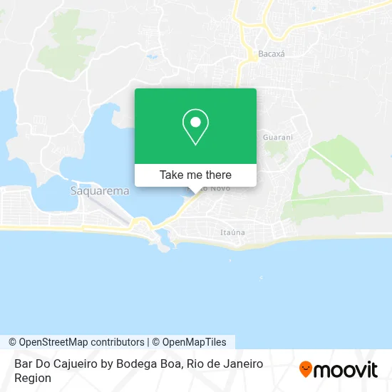 Bar Do Cajueiro  by Bodega Boa map