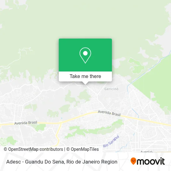 Adesc - Guandu Do Sena map
