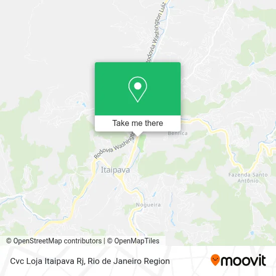 Cvc Loja Itaipava Rj map