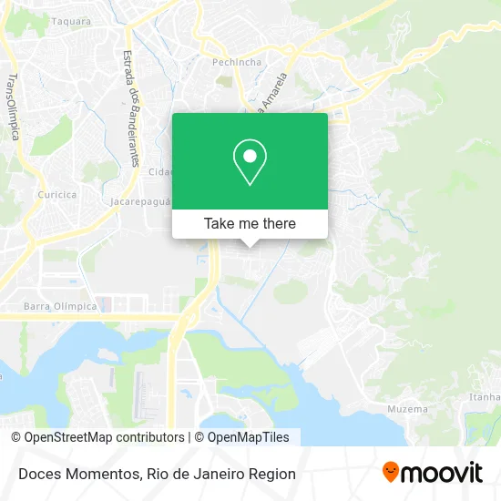 Doces Momentos map