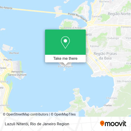 Lazuli Niterói map