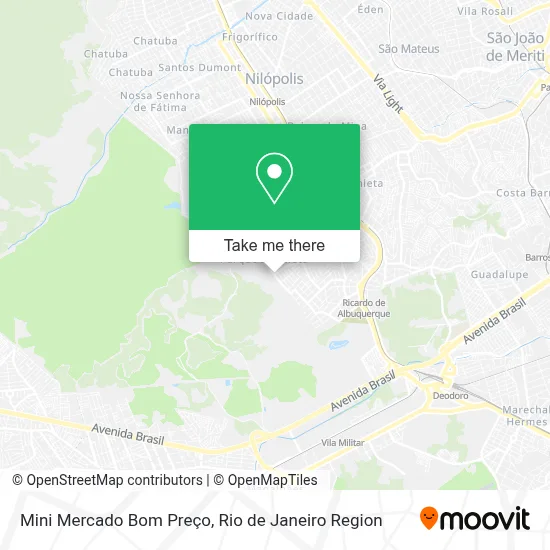 Mini Mercado Bom Preço map