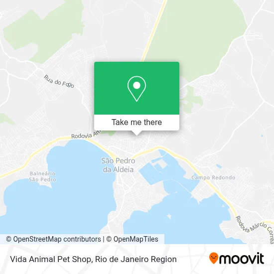 Vida Animal Pet Shop map