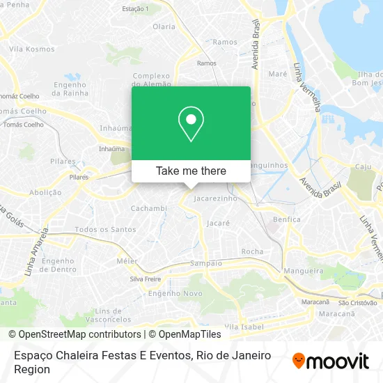 Espaço Chaleira Festas E Eventos map