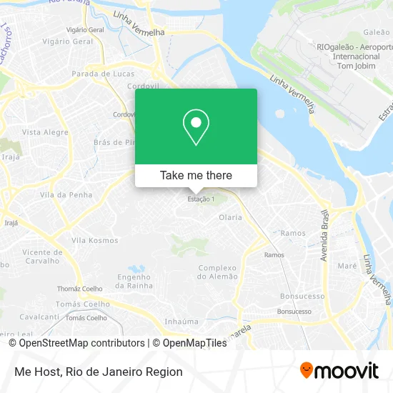Me Host map