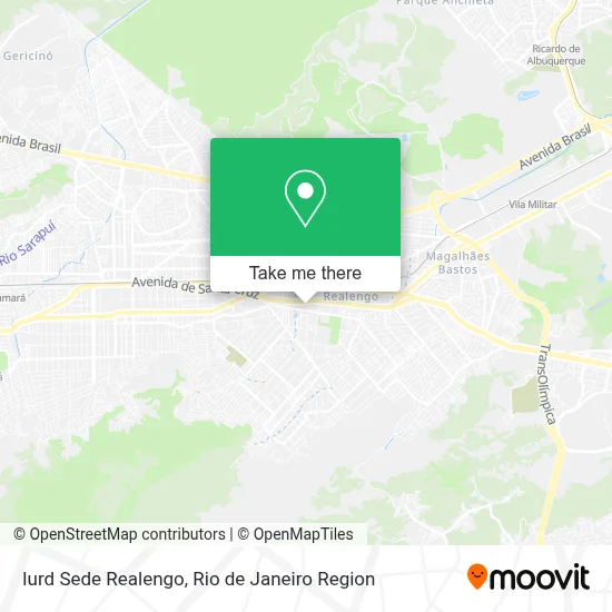 Iurd Sede Realengo map
