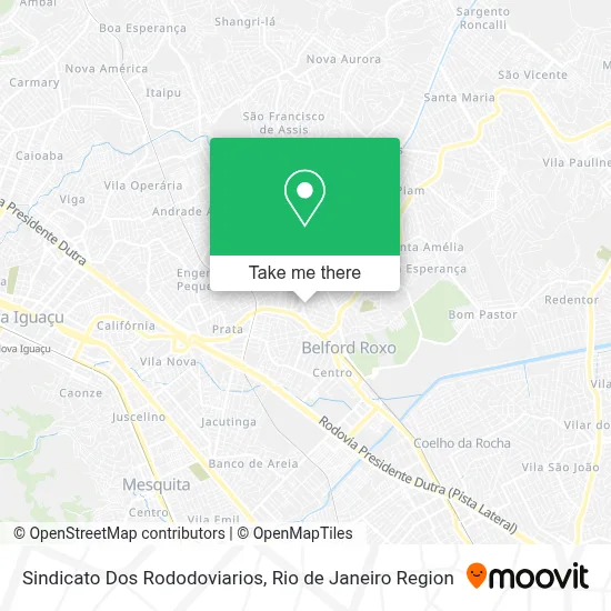 Sindicato Dos Rododoviarios map