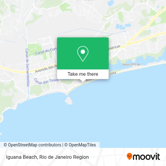 Iguana Beach map
