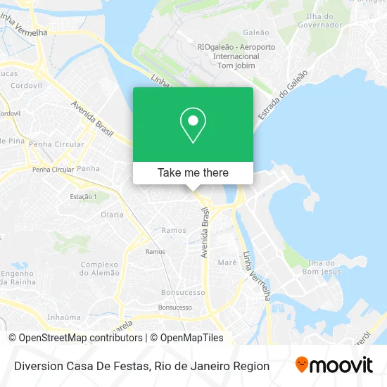 Diversion Casa De Festas map