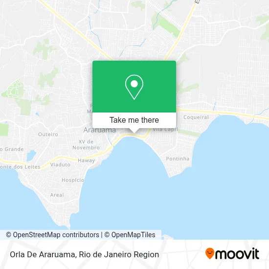 Orla De Araruama map