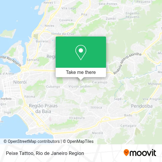 Peixe Tattoo map
