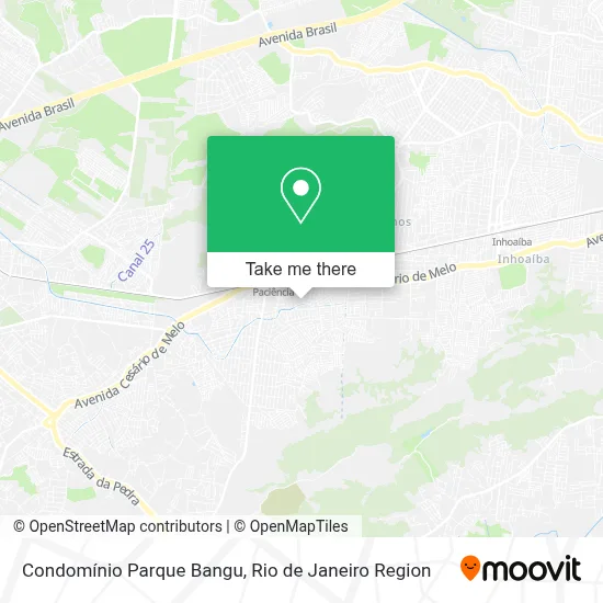 Condomínio Parque Bangu map