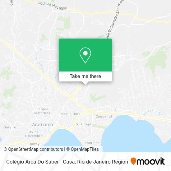 Colégio Arca Do Saber - Casa map