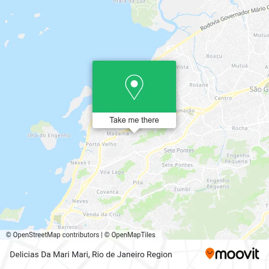 Delicias Da Mari Mari map