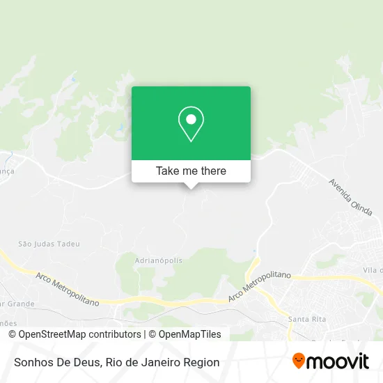 Sonhos De Deus map