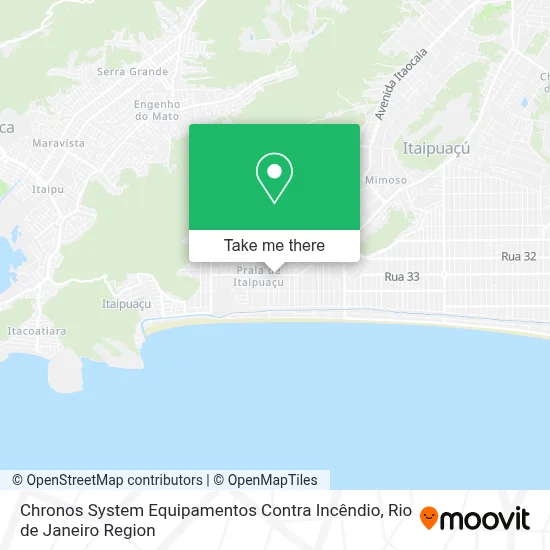 Chronos System Equipamentos Contra Incêndio map