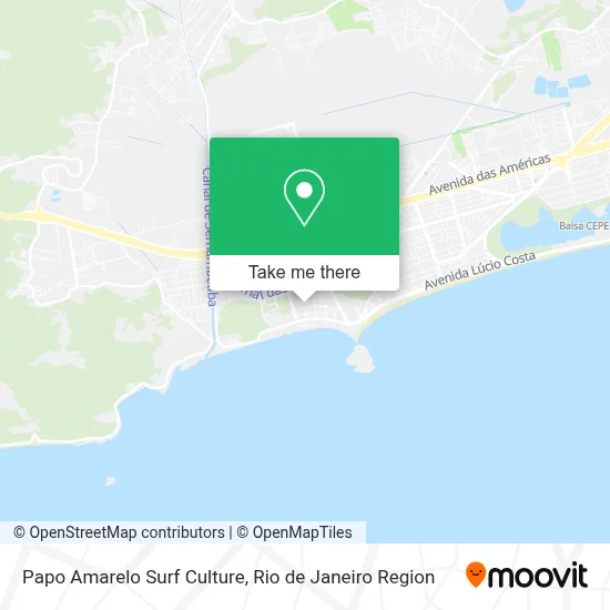 Papo Amarelo Surf Culture map