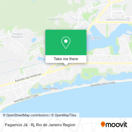 Pagamos Já - Rj map