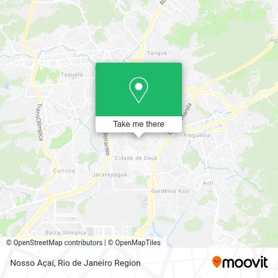 Nosso Açaí map