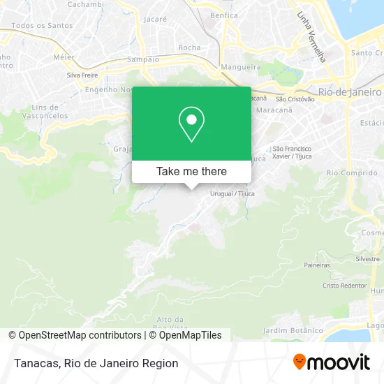 Tanacas map