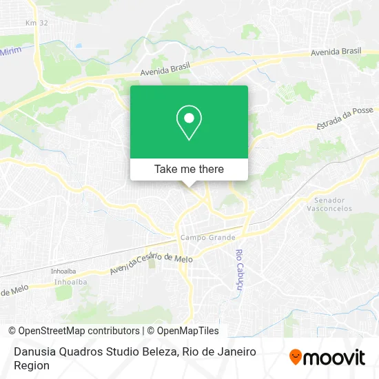 Danusia Quadros Studio Beleza map
