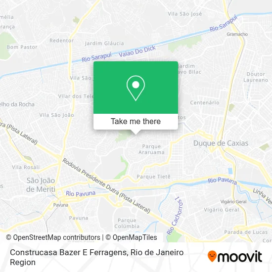 Construcasa Bazer E Ferragens map