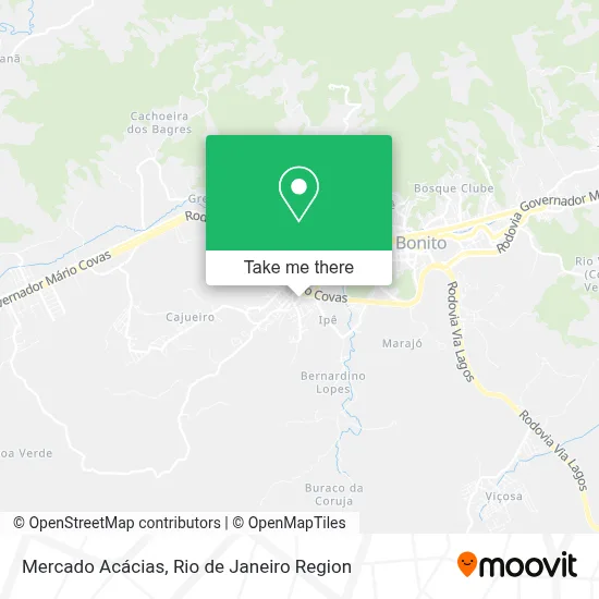 Mercado Acácias map
