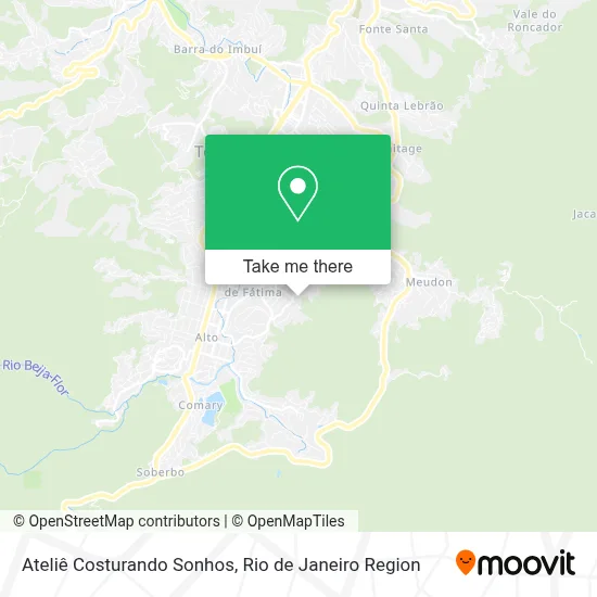 Ateliê Costurando Sonhos map