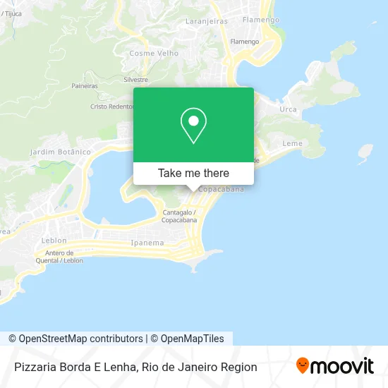 Pizzaria Borda E Lenha map