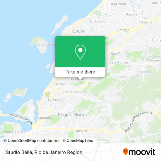 Studio Bella map