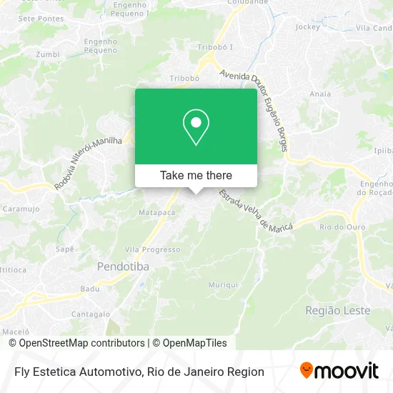 Fly Estetica Automotivo map