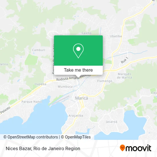 Nices Bazar map