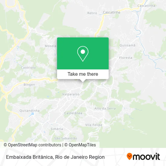 Embaixada Britânica map