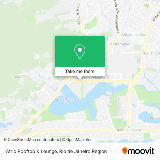 Atrio Rooftop & Lounge map
