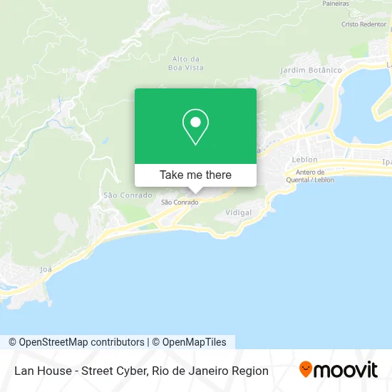Lan House - Street Cyber map