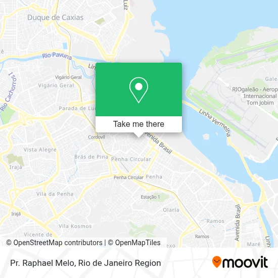 Pr. Raphael Melo map