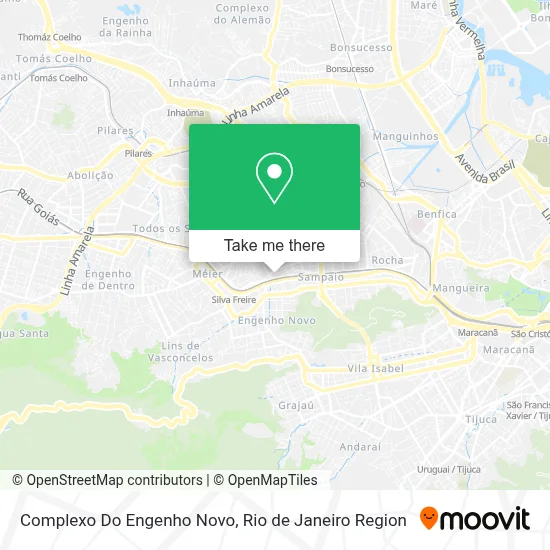 Complexo Do Engenho Novo map