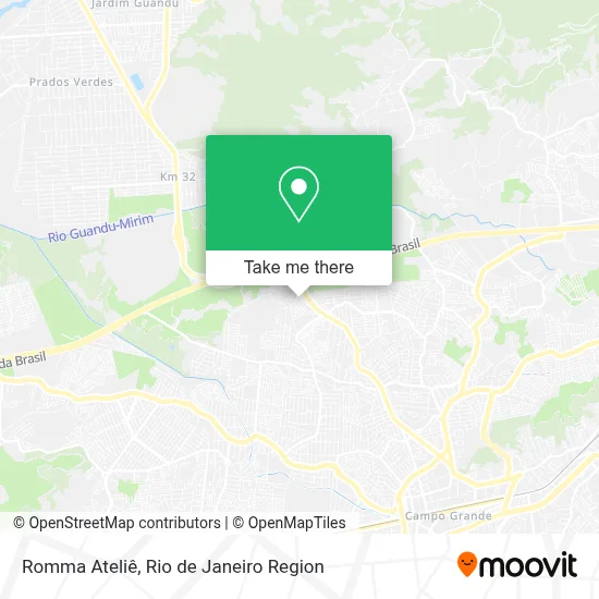 Romma Ateliê map