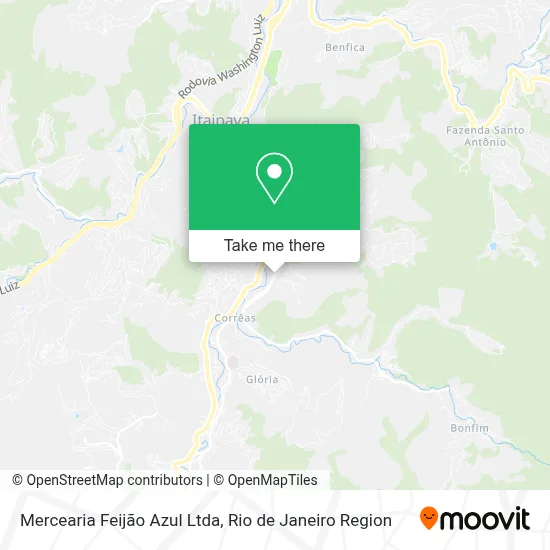 Mercearia Feijão Azul Ltda map