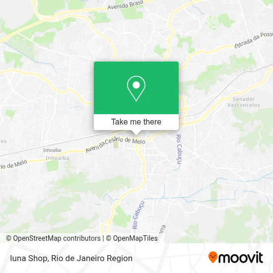 Iuna Shop map