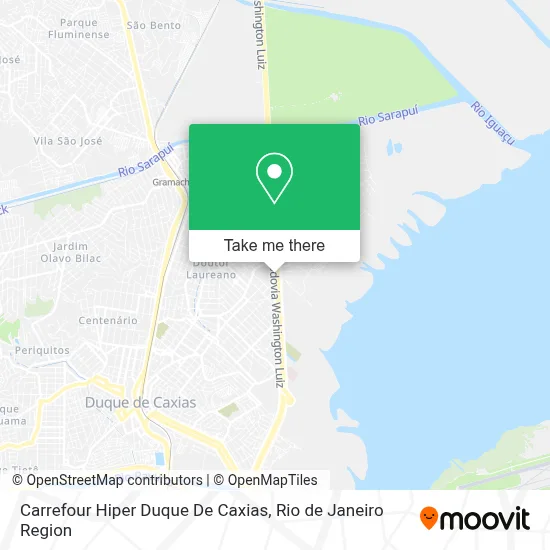 Carrefour Hiper Duque De Caxias map