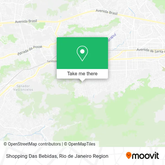 Shopping Das Bebidas map